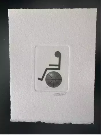 Belgique 1990 COB 2363 Epreuve artiste FDC Basketball chaise roulante handisport