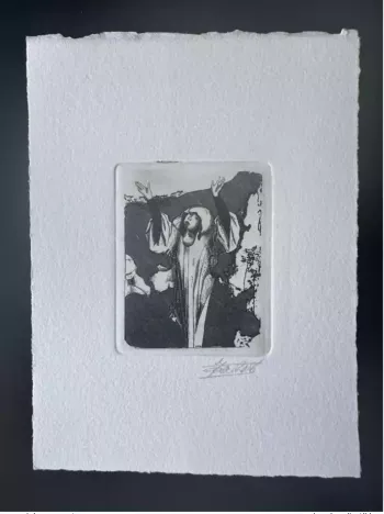 Belgique 1989 COB 2312 Epreuve d'artiste 1er jour FDC Croix Rouge Van der Weyden