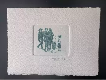 Belgique 1990 COB 2395 Epreuve d'artiste 1er jour FDC Teniers II Le Jeune Art