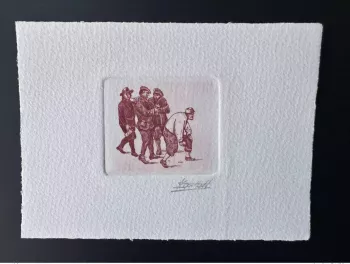Belgique 1990 COB 2395 Epreuve d'artiste 1er jour FDC David Teniers II Le Jeune