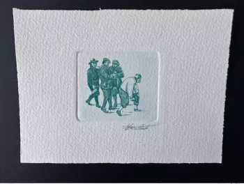 Belgique 1990 COB 2395 Epreuve d'artiste 1er jour FDC David Teniers II Le Jeune