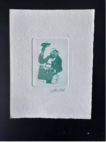 Belgien 1989 COB 2339 Künstlerprobe Ersttag FDC Comic Marc Sleen Néron