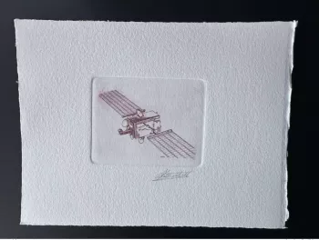 Belgique 1991 COB 2406 Epreuve d'artiste FDC Espace Olympus Europa CEPT rouge