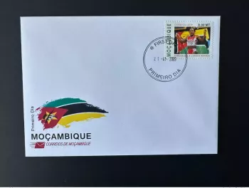 Mosambik 2008/2009 FDC Mi. 3082 Ehrung Lurdes Mutola Olympische Spiele