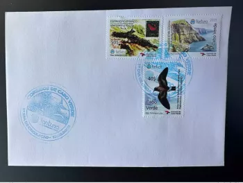 Cabo Verde 2023 Mi. ? FDC Parque Natural Bafa Inferno Monte Angra Pássaro