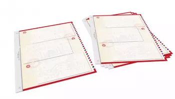 14x ABAFIL Pack de 5 feuilles neutres pour Love Card