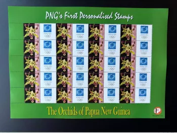 Papua-Neuguinea 2007 Mi. 1244 Personalisiert Athen Olympiade Orchidee