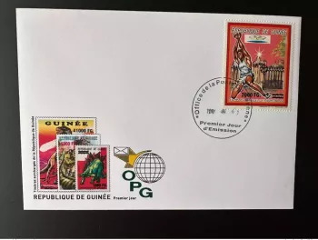 Guinée 2009 FDC Mi. 6719 surchargé  Barcelone 1992 Jeux Olympiques Olympia