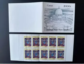 Côte d'Ivoire 1994 Mi. 1122 200F Carnet Basilique Notre Dame Yamoussoukro RARE !