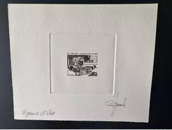 France 2011 YT 4604 Epreuve d'artiste ETAT Proof CNES Space Espace Raumfahrt