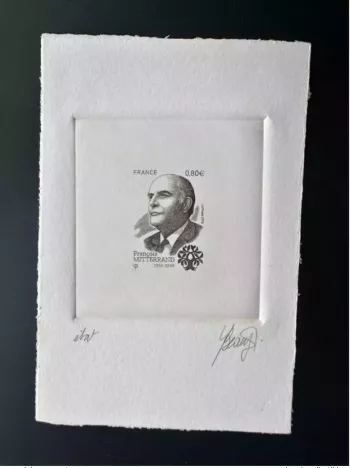 France 2016 YT 5089 Epreuve d'artiste ETAT François Mitterrand
