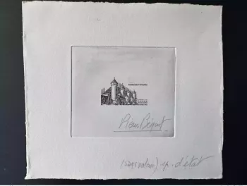 France 1982 YT 2232 Epreuve d'artiste ETAT Château Ripaille Haute-Savoie Castle