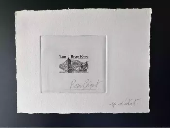 France 1983 YT 2253 Epreuve d'artiste ETAT Proof Brantôme en Périgord