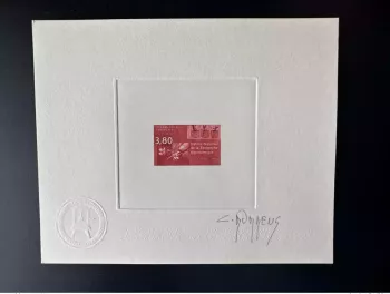 France 1996 YT 3001 Epreuve d'artiste Institut Recherche Agronomique fleur