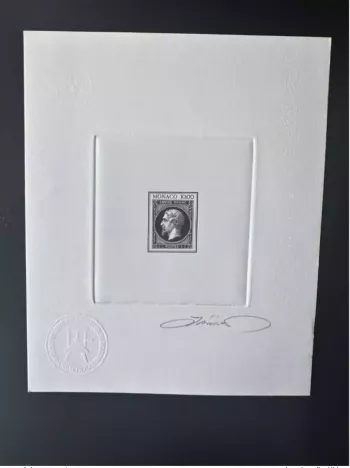 Monaco 1992 YT 1845 Artist's proof Empire Franc No. 11 of France Museum