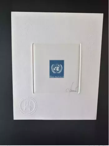 Monaco 1993 YT 1885 Artist proof Admission UN United Nations BF 62