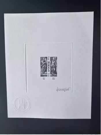 Monaco 2000 YT 2233 Epreuve d'artiste Année Sainte Saint Jean André 12 Apôtres