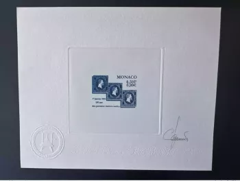 Monaco 2000 YT 2283 Künstlerprobe 1851 erste sardische Briefmarken