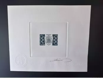 Monaco 1993 YT 1895 Artist's proof International Olympic Committee IOC JO