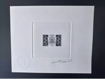 Monaco 1993 YT 1896 Artist's proof | International Olympic Committee IOC JO
