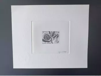 Monaco 1987 YT 96 Vorausentwertung Künstlerprobe Herbst Kastanienbaum