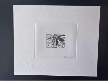 Monaco 1987 YT 95 Vorausentwertung Künstlerprobe Frühling Kastanienbaum