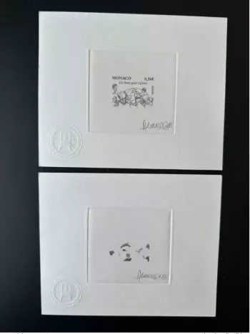 Monaco 2010 YT 2739 Epreuve d'artiste Europa CEPT livres enfants children Kinder