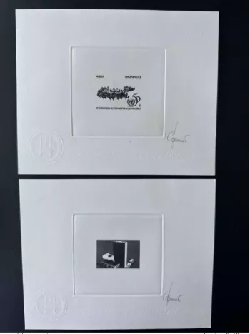 Monaco 1995 YT 2009E Artist's proof 50 years UN United Nations New York