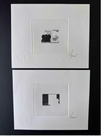 Monaco 1995 YT 2009A Artist's proof 50 years UN United Nations Blue Helmets