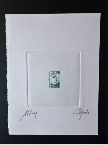France Artist's proof Marianne Europe project not retained green 0.00 (I)