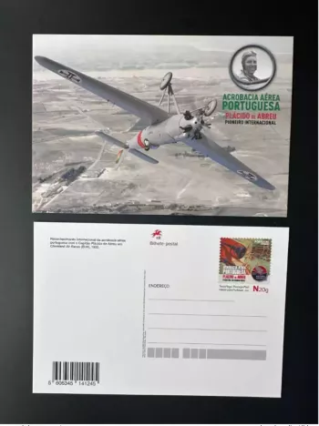 Portugal 2022 Postal stationery Inteiro Acrobacia Aérea Portuguesa Abreu Avion