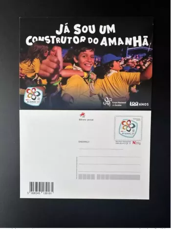 Portugal 2022 Ganzsache 100 Jahre ACANAC Pfadfinder Scouts Jamboree
