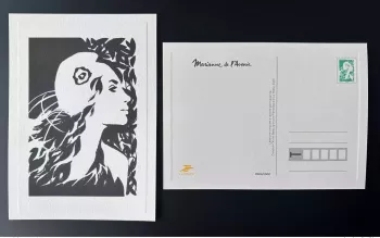 France 2023 Stationery Entier Ganzsache Marianne de l'Avenir numéroté