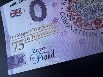 King Charles III Coronation "75th Birthday" Gold