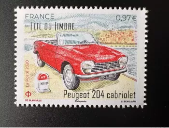 France 2021 YT n° 5390 Philaposte au lieu de Phil@poste Peugeot 204 Cabriolet