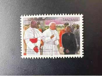 Tanzania 2005 Mi. 4334 Pape Jean-Paul II Pope Sept. 1990 Anniversaries Events