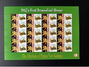 Papua New Guinea PNG 2007 Mi. 1244 Personalized Capitale Palestine (II) Orchids