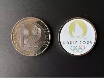 Monnaie de Paris 2021 2024 Olympic Games France Souvenir Token logo