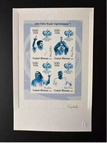 Guinea Bissau 2006 Artist's proof Mi. 3265-3268 FIFA World Cup Germany B