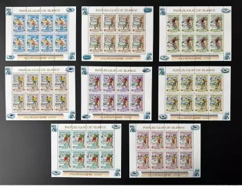 Guinea 2005 Mi. 4176 - 4183 Klb sheets FIFA World Cup Football Germany 2006