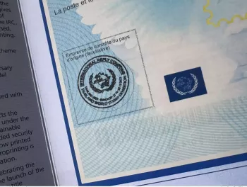 Bangkok 2023 - Spécimen UPU Istanbul Coupon-réponse International IRC IAS CRI