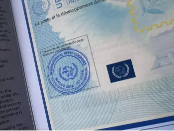 Macau 2018 - UPU Istanbul specimen International IRC IAS CRI response coupon