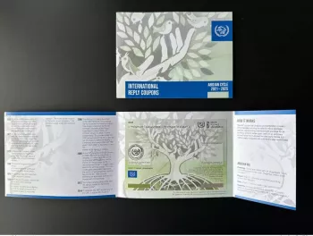 Bangkok 2023 - Spécimen UPU Abidjan Coupon-réponse international IRC IAS CRI
