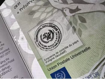 Bangkok 2023 - UPU specimen Abidjan 115 years old Coupon-Reply IRC IAS CRI