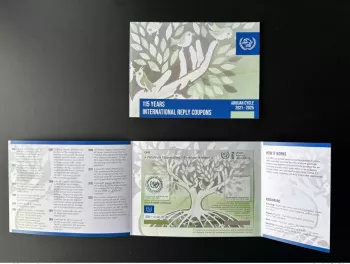 Bangkok 2023 - Spécimen UPU Abidjan 115 ans years Coupon-réponse IRC IAS CRI
