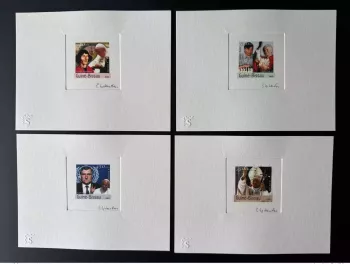 Guiné Bissau 2003 Mi. 2420 - 2437 Epreuve d'Artiste Copernic John Paul II COLOR