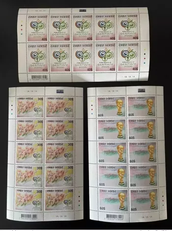 Kap Verde 2006 Mi. 890-892 Bogen Fußball-WM Deutschland