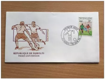 Djibouti 1990 FDC FIFA World Cup Soccer Football Italia Italy Italie WM Mi. 538