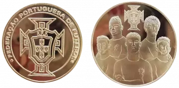 Médaille souvenir "FPF Portugal - Ronaldo Fernandes Leao Felix Ramos"