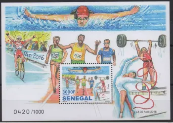Sénégal 2016 Jeux Olympiques Olympic Games Olympia Rio de Janeiro
